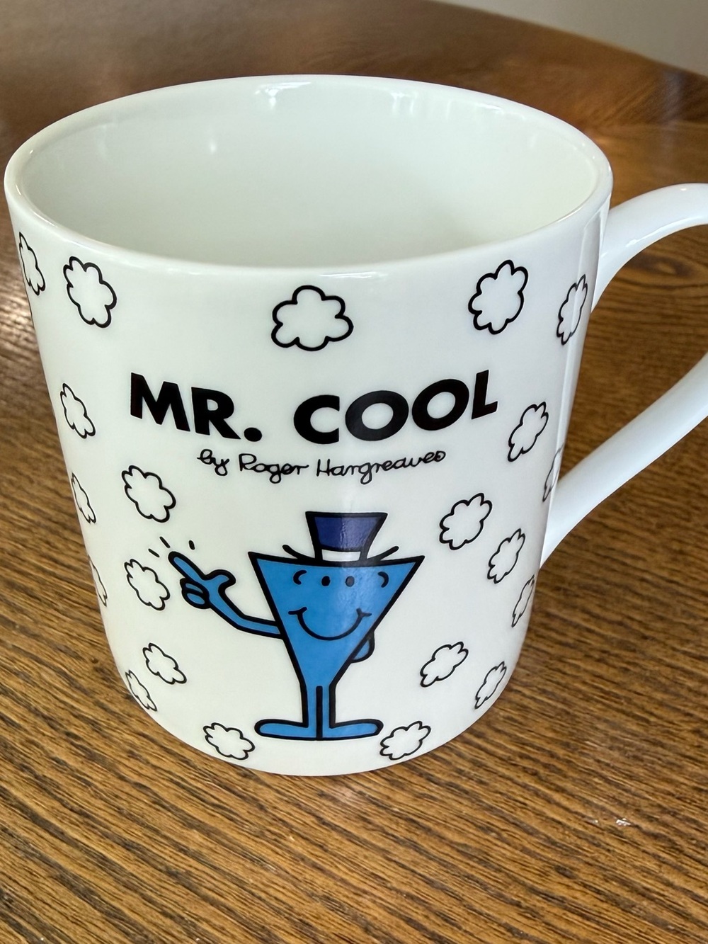 Mr. Cool Roger Hargreaves White Ceramic Mug Mr Men and Little Miss 2017